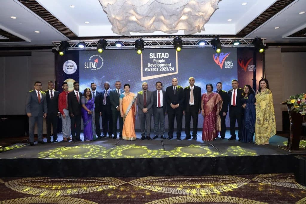 The Executive Council and guests on stage at the People Development Awards 2023/24