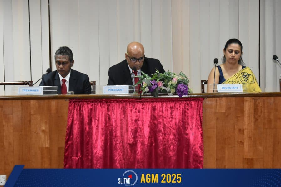 The Executive Council at the head table of the 2025 Annual General Meeting